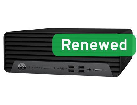 HP Renewed Grade C | EliteDesk 805 G6 SFF | AMD Ryzen 5 PRO | 4650G | 16 GB | SSD | 256 GB | AMD Radeon Graphics | Windows 11 Pro
