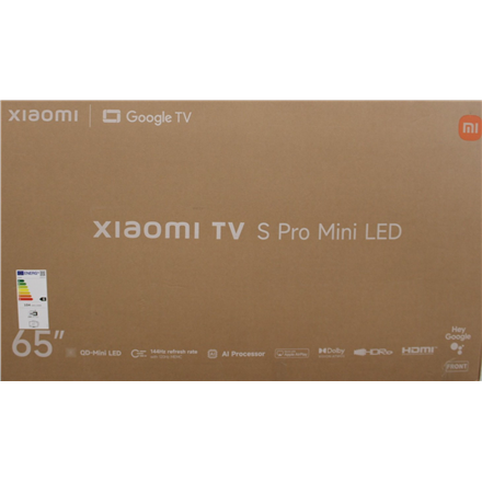 SALE OUT. Xiaomi TV S Pro Mini LED 65 2026 4K UHD (3840 x 2160) | SALE OUT. | TV | S Pro Mini LED 65 2026 | Xiaomi 65 | Smart TV | Google TV | 4K UHD | Dark Grey | DAMAGED PACKAGING, DEMO - Image 3