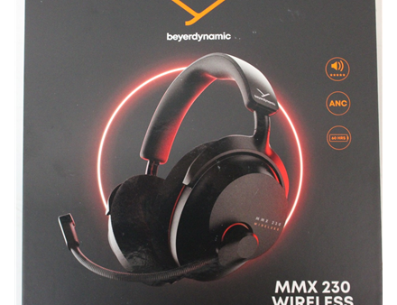 SALE OUT. Beyerdynamic MMX 230 Black Bluetooth ANC Headphones, Wireless | SALE OUT. Headphones | MMX 230 | Bluetooth | Over-Ear | Microphone | Black | Noise canceling | DEMO, MISSING USB ADAPTER | Warranty 24 month(s) | Wireless