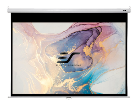 Elite Screens | Manual Series | M92XWH | Diagonal 92 " | 16:9 | Viewable screen width (W) 204 cm | White