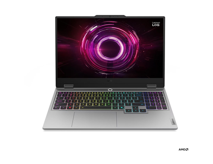 Lenovo- LOQ 15AHP10 AMD | Luna Grey | 15.6 " | IPS | FHD | 1920 x 1080 pixels | Anti-glare | AMD Ryzen 7 | 250 | 16 GB | SODIMM DDR5 | Solid-state drive capacity 512 GB | NVIDIA GeForce RTX 5060 | GDDR7 | 8 GB | Windows 11 Home | 802.11ax | Bluetooth version 5.3 | Keyboard language English | Keyboard backlit | Warranty 24 month(s) | Battery warranty 12 month(s)