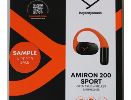 SALE OUT. Beyerdynamic AMIRON 200 Open TWS earphones with charging case and USB cable, Sport Sample DEMO | Beyerdynamic DEMO | Warranty 24 month(s)