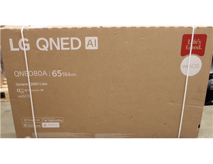 SALE OUT. | LG 65QNED80A3A | 65 | Smart TV | webOS | UHD | DAMAGED PACKAGING