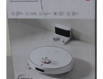 SALE OUT. Xiaomi Robot Vacuum S40 EU | Xiaomi Robot Vacuum S40 EU | Wet&Dry | 5200 mAh | Dust capacity 0.52 L | 10000 Pa | White | DAMAGED PACKAGING | 24 month(s)