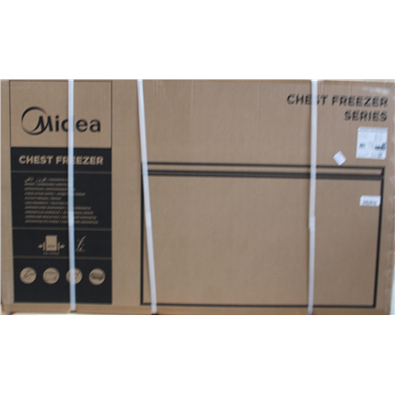 SALE OUT. Midea Freezer | MDRC564FEE01 | Energy efficiency class E | Chest | Free standing | Height 82.5 cm | Total net capacity 418 L | White | DAMAGED PACKAGING, TEMPERATURE SCREEN AND PLASTIC COVER. DENTED FRONT, LEFT AND RIGHT SIDES - Image 4