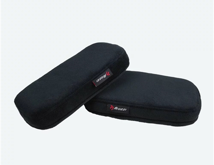 Arozzi Memory Foam Armrest Pads | 270x135x40 mm | Black
