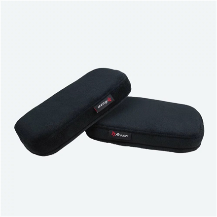 Arozzi Memory Foam Armrest Pads | 270x135x40 mm | Black - Image 2