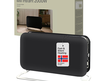 Mill | Heater | SG2000LED | Convection Heater | 2000 W | Number of power levels 3 | Suitable for rooms up to 5-20 m² | Black