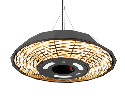 TunaBone | Electric Ceiling Infrared Patio Heater | TB2068C-01 | Patio heater | 2000 W | Number of power levels 1 | Suitable for rooms up to 20 m² | Black | IP45