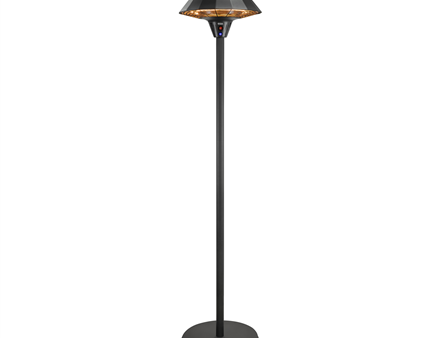 TunaBone | Electric Standing Infrared Patio Heater | TB2068S-01 | Patio heater | 2000 W | Number of power levels 3 | Suitable for rooms up to 20 m² | Black | IP45