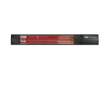 TunaBone | Electric Wall mounted Infrared Patio Heater | TB2580W-01 | Patio heater | 2500 W | Number of power levels 3 | Suitable for rooms up to 25 m² | Black | IP55