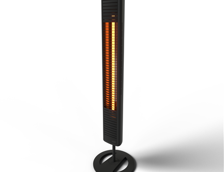 Mill | Outdoor Heater | OH2000ULGPFLOOR | Patio heater | 2000 W | Black | IP65