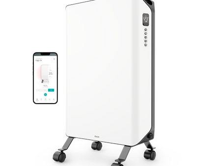 Duux Edge Oil Heater | Oil Heater | 2000 W | Suitable for rooms up to 20 m² | White