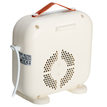 Adler LED Fan Heater with Remote Control | AD 7756 | Fan heater | 2000 W | Beige | IPX0 - Image 4
