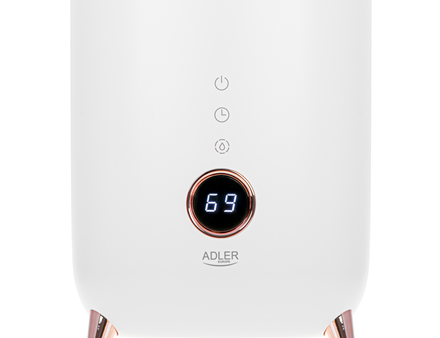 Adler | AD 7972 | Humidifier | 23 W | Water tank capacity 4 L | Suitable for rooms up to 35 m² | Ultrasonic | Humidification capacity 150-300 ml/hr | White