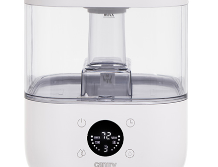 Camry | CR 7973w | Humidifier | 23 W | Water tank capacity 5 L | Suitable for rooms up to 35 m² | Ultrasonic | Humidification capacity 100-260 ml/hr | White