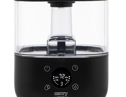 Camry | CR 7973b | Humidifier | 23 W | Water tank capacity 5 L | Suitable for rooms up to 35 m² | Ultrasonic | Humidification capacity 100-260 ml/hr | Black