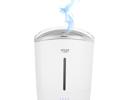 Adler Humidifier | AD 7971 | 30 W | Water tank capacity 5 L | Ultrasonic | Humidification capacity 100-250 ml/hr | White