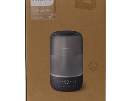 SALE OUT. Philips HU1510/03 Humidifier Series 1000 Up to 41m2, 3 settings, Grey | SALE OUT. | Philips Humidifier | HU1510/03 Series 1000 | 19.6 W | Water tank capacity 3 L | Suitable for rooms up to 41 m² | Ultrasonic | Humidification capacity 275 ml/hr | Grey/Silver | DAMAGED PACKAGING