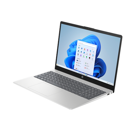 HP | 15 | 15-fc0041ny | Silver | 15.6 " | FHD | 1920 x 1080 pixels | AMD Ryzen 5 | 5625U | 16 GB | DDR4-SDRAM | Solid-state drive capacity 256 GB | AMD Radeon Graphics | Windows 11 Home | 802.11ax | Bluetooth version 5.4 | Keyboard language English | Warranty 24 month(s) - Image 2
