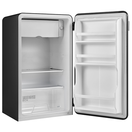 Midea Refrigerator | MDRD142SLE30 | Energy efficiency class Class E | Free standing | Height 83.5 cm | Larder | Fridge net capacity 93 L | 41 dB | Black - Image 3