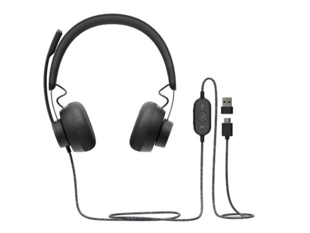 HEADSET ZONE WIRED/DARK GREY 981-000875 LOGITECH