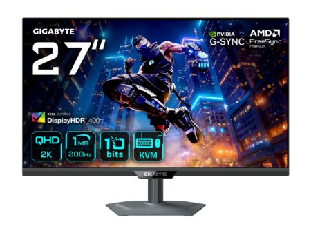 LCD Monitor GIGABYTE 27 " 2560 x 1440 pixels Quad HD Native aspect ratio 16:9 LED Flat M27Q2EK