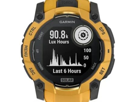 SMARTWATCH INSTINCT 3 SOLAR/SUNBURST 010-02935-02 GARMIN