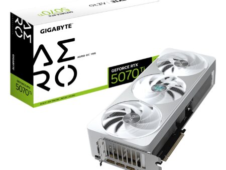 Graphics Card GIGABYTE NVIDIA GeForce RTX 5070 Ti 16 GB GDDR7 256 bit PCIE 5.0 16x GPU 2588 MHz Dual Slot Fansink 1xHDMI 3xDisplayPort GV-N507TAEROOC-16GD1.0