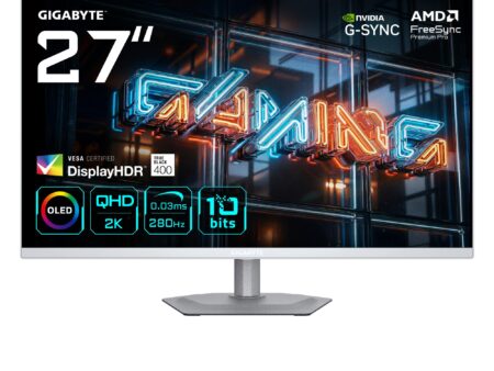 Monitor GIGABYTE 27 " 2560 x 1440 pixels Quad HD Native aspect ratio 16:9 QD-OLED Flat MO27Q2AICEEK