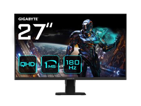 LCD Monitor GIGABYTE GS27QA EU 27" Gaming Panel IPS 2560x1440 16:9 180 ?? 1 ms Colour Black GS27QAEU