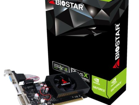 Graphics Card BIOSTAR NVIDIA GeForce GT 730 4 GB DDR3 128 bit PCIE 2.0 16x Memory 1333 MHz GPU 730 MHz Single Slot Fansink 1x15pin D-sub 1xDVI-D 1xHDMI VN7313TH41