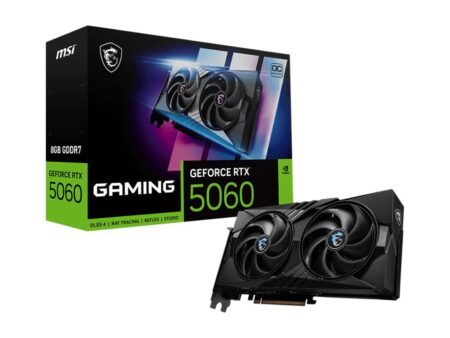 Graphics Card MSI NVIDIA GeForce RTX 5060 8 GB GDDR7 128 bit PCI Express x16 5.0 Active RTX50608GGAMINGOC