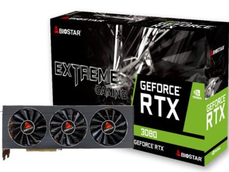Graphics Card BIOSTAR NVIDIA GeForce RTX 3080 10 GB GDDR6X 320 bit PCI Express x16 4.0 Active VN3816RMT3