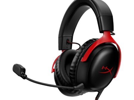 HEADSET HYPERX CLOUD III/BLACK/RED 727A9AA HYPERX