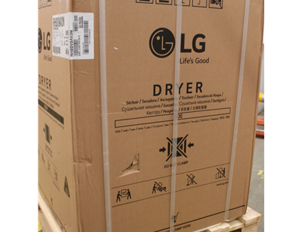 SALE OUT. | LG Dryer Machine | RH80V9AV3N | Energy efficiency class C | Front loading | 8 kg | LED | Depth 69 cm | Wi-Fi | White | DAMAGED PACKAGING AND RIGHT SIDE, DENTED FRONT (BOTTOM)