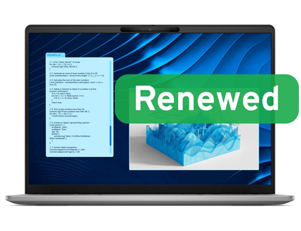 DELL Renewed | Grade A | Latitude 5455 Grey | 14 | Snapdragon X1P42100 | 16GB | Adreno X1-45 | 512 GB | UK Backlit | N | Windows 11 Pro | DELL Renewed