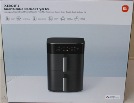 SALE OUT. Xiaomi Dual Zone Air Fryer 12L EU | Xiaomi Smart Double Stack Air Fryer 12L | Power 2800 W | Capacity 12 L | Black | DAMAGED PACKAGING | 24 month(s)