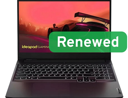 Lenovo Renewed | Grade A | Lenovo IdeaPad Gaming 3 | 15.6 | Ryzen 5 5600H | 8GB | RTX 3050 | 512 GB | US Backlit | N | Windows 11 Home