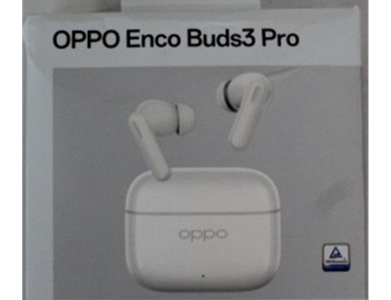 SALE OUT. OPPO Buds3 Pro (Glaze White), ETEK1, Glaze White | SALE OUT. | OPPO True wireless earphones | Buds3 Pro | Bluetooth | In-ear | Microphone | Glaze White | DAMAGED PACKAGING | Warranty 24 month(s)