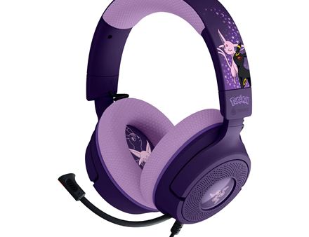 Razer Gaming Headset | Kraken V4 X | Wired | Microphone | Espeon & Umbreon Edition | Noise reduction