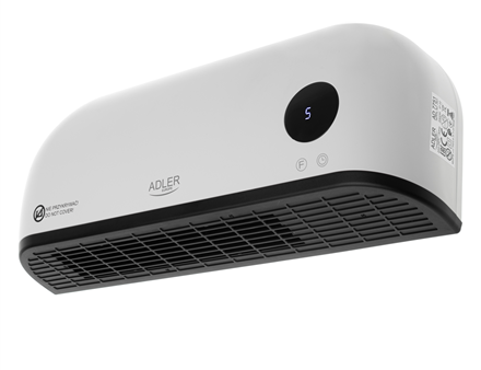 Adler LED Air Curtain Heater | AD 7751 | Air curtain | 2000 W | White