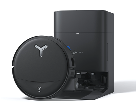 Ecovacs Robotic Vacuum Cleaner | DEEBOT T80S OMNI BLACK | Wet&Dry | 6400 mAh | 24800 Pa | Black