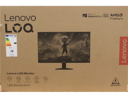 SALE OUT. Lenovo LOQ 27Q-10 27 inch Monitor | SALE OUT. | Lenovo | LOQ 27Q-10 | 27 " | IPS | QHD | 16:9 | 180 Hz | 0.5/1/2/3/4 ms | 2560 x 1440 pixels | 300 cd/m² | 2 | Grey | Warranty 36 month(s) | DAMAGED PACKAGING