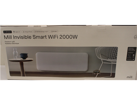 SALE OUT. Mill PA2000WIFI4 Panel Heater with WiFi Gen 4 2000 W Suitable for rooms 24-28 m², White, IPX4 | Mill Invisible Smart WiFi Heater | PA2000WIFI4 | Panel Heater | 2000 W | Suitable for rooms up to 24-28 m² | White | DAMAGED PACKAGING, DENTED BODY | IPX4