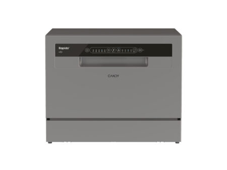 CANDY Table Top Dishwasher CP 6E51LS, Width 55 cm, Energy class E, Silver
