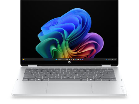 HP OmniBook 5 Flip NG AI 14-km0001nnx - Ultra 7 355, 32GB LPDDR5X 7467 on-board, 512GB , Touch/14.0 2K (1920x1200) OLED, Glacier Silver DF+ AI logo - 5MP IR TNR, Not Included 65W AC Adapter, Win 11 Home