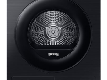 Samsung Dryer DV90DG52A0ABLE, black, SpaceMax, Higiene care, 9kg, A+++, heat pump, Black
