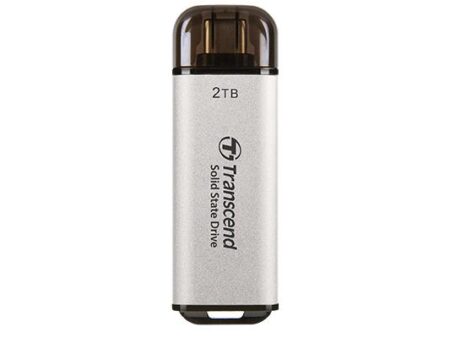 External SSD TRANSCEND ESD300 2TB USB-C Write speed 950 MBytes/sec Read speed 1500 MBytes/sec TS2TESD300S